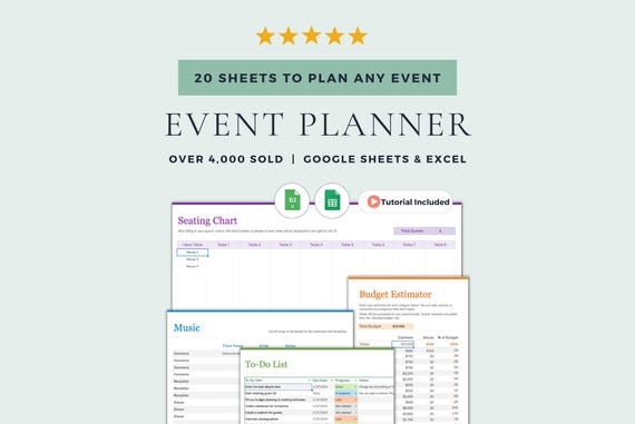 Excel Event Overview Free Excel Template For Event Planning