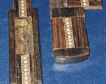 Hand Carved hand made wooden vintage style pipe FREE GIFT INCLUDED