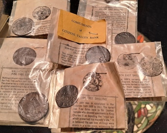 Vintage Replica coins from Citizens Valley Bank lot of 6