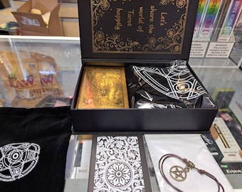 Gold Foil Tarot Card Deck Gift Set Ryder Waite
