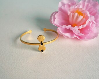 Retro pineapple Bangle