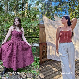 Sparkle Top + Dress PDF Sewing Pattern: Sleek Minimalist and Size Inclusive 0-34 image 5