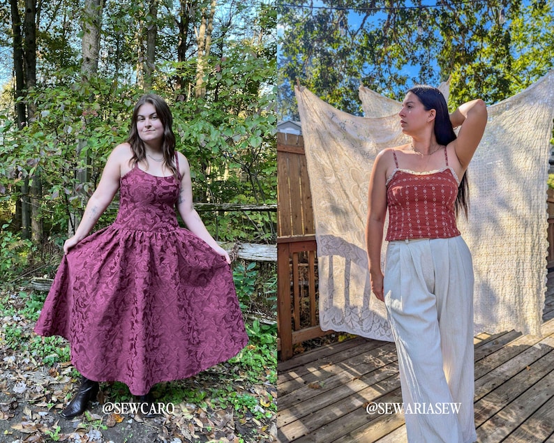 Sparkle Top + Dress PDF Sewing Pattern: Sleek Minimalist and Size Inclusive 0-34 image 5