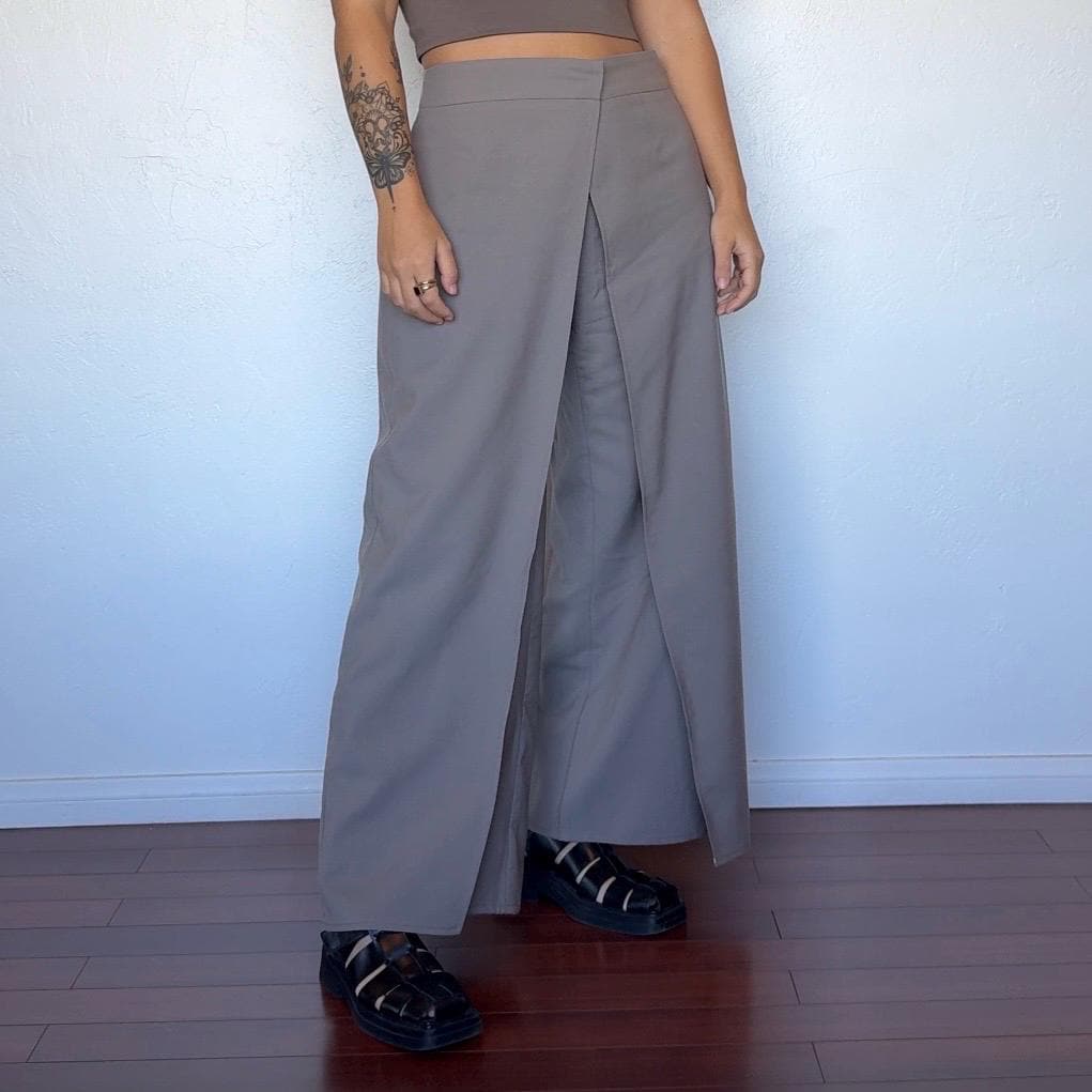 Thea Wrap Trousers PDF Sewing Pattern: Size Inclusive 0-34 High