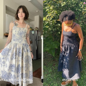 Sparkle Top + Dress PDF Sewing Pattern: Sleek Minimalist and Size Inclusive 0-34 image 9