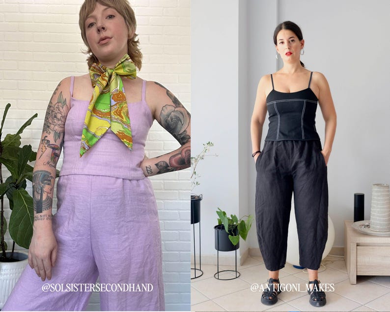 Sparkle Top + Dress PDF Sewing Pattern: Sleek Minimalist and Size Inclusive 0-34 image 3