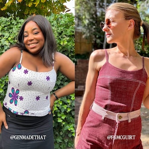 Sparkle Top + Dress PDF Sewing Pattern: Sleek Minimalist and Size Inclusive 0-34 image 2