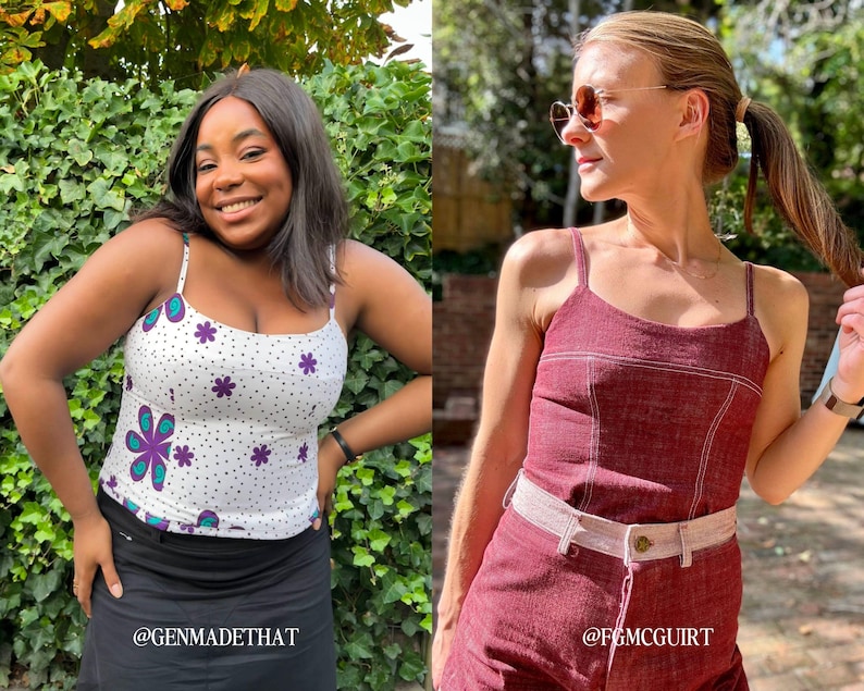 Sparkle Top + Dress PDF Sewing Pattern: Sleek Minimalist and Size Inclusive 0-34 image 2