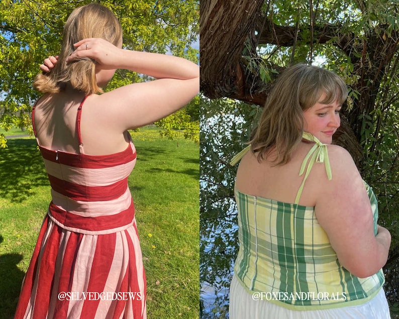 Sparkle Top + Dress PDF Sewing Pattern: Sleek Minimalist and Size Inclusive 0-34 image 8