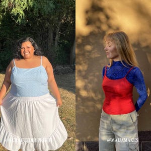 Sparkle Top + Dress PDF Sewing Pattern: Sleek Minimalist and Size Inclusive 0-34 image 6