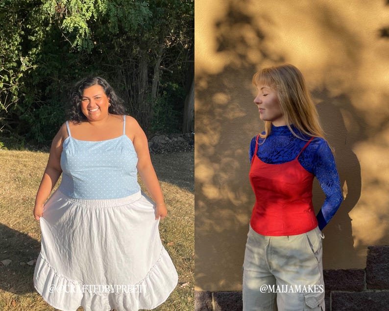 Sparkle Top + Dress PDF Sewing Pattern: Sleek Minimalist and Size Inclusive 0-34 image 6