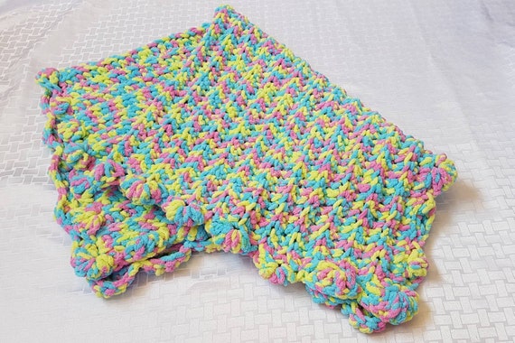 colourful baby blanket