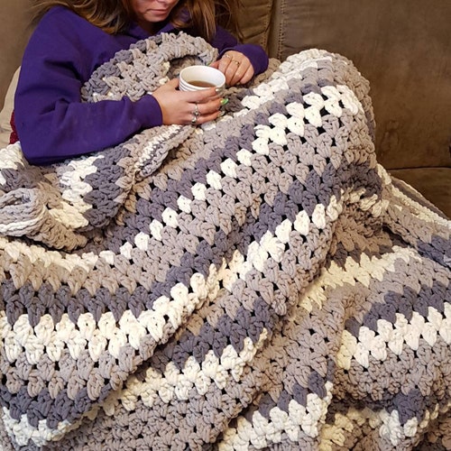 Crochet Lap Blanket Etsy