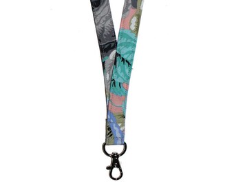 Cordón floral, Regalo para compañeros de trabajo, Titular de insignia, Soporte para identificación, Cordón de tela, Cordón giratorio de gancho, Regalo para enfermeras, Cordón universitario, Regalo para nuevos conductores