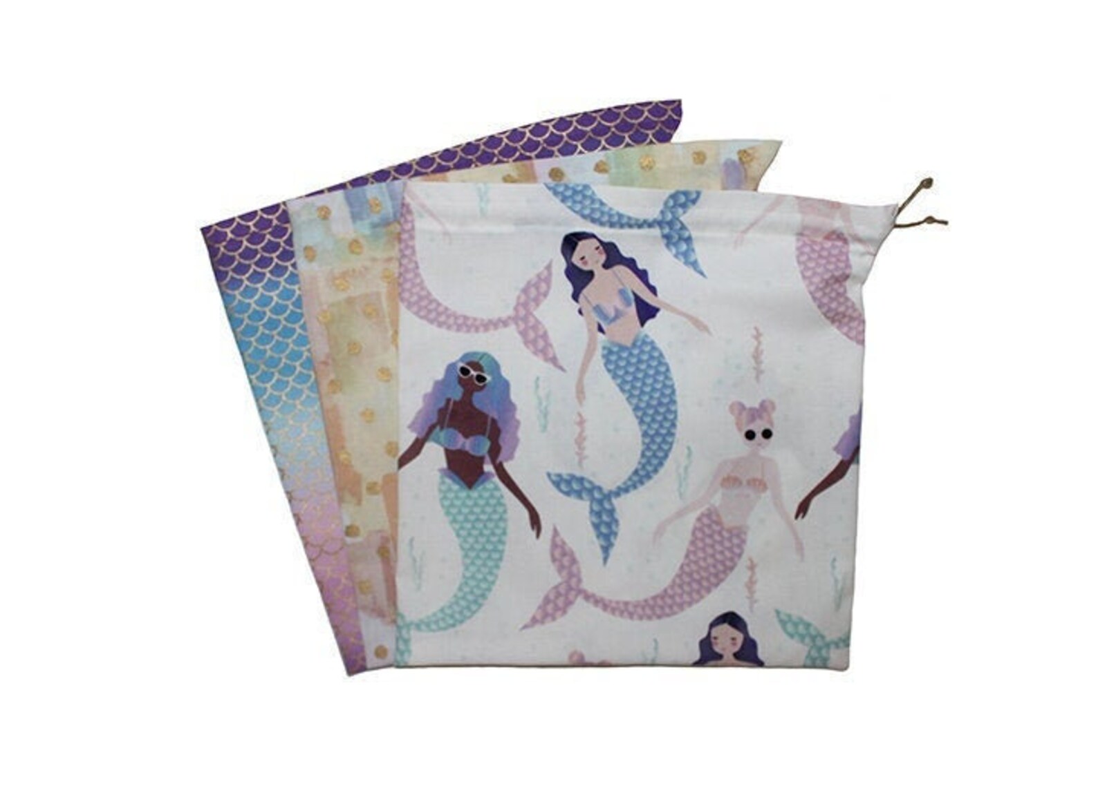 Mermaid Gift Bag Tween Girl Gift Pink Blue Purple | Etsy