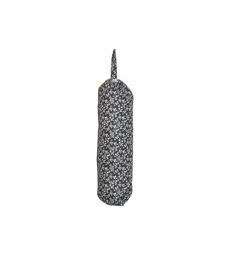 Pantry Organization Floral Bird Plastic Bag Storage Mothers Day Gift Hanging Bag Holder Closet Organizer Gray Bird Print Gray Kitchen