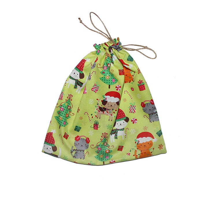 Pet Gift Bags Cat Christmas Bag Dog Christmas Bag Gift Bag Etsy