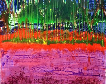 Spring II - original acrylic on canvas painting