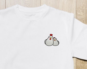 Embroidered Chicken Crewneck