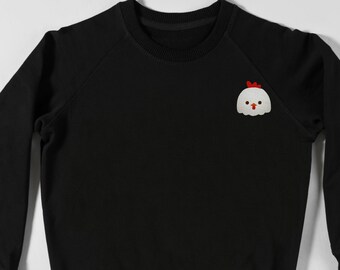 Embroidered Chicken Crewneck