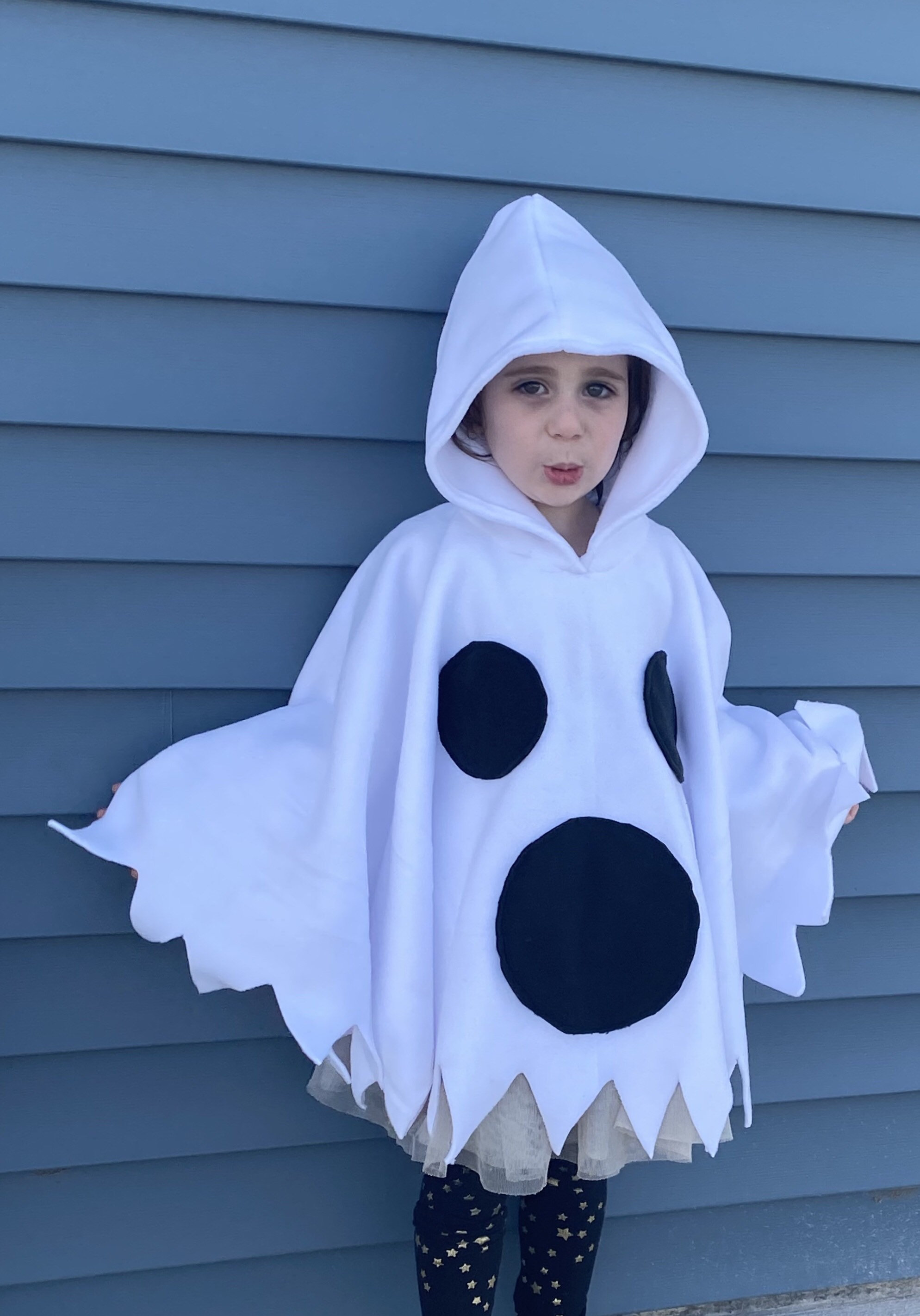 Ghost Car Seat Poncho Ghost Costume Kids Toddler Child Baby Etsy