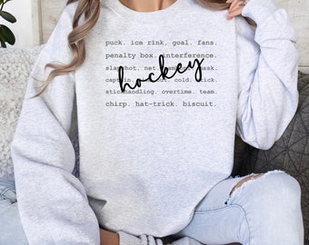Hockey Mom Sweatshirt, Hockey Mom Hoodie, Hockey Sweatshirt, Hockey Mom Shirt, Hockey Mom Gift, Hockey Lover Gift