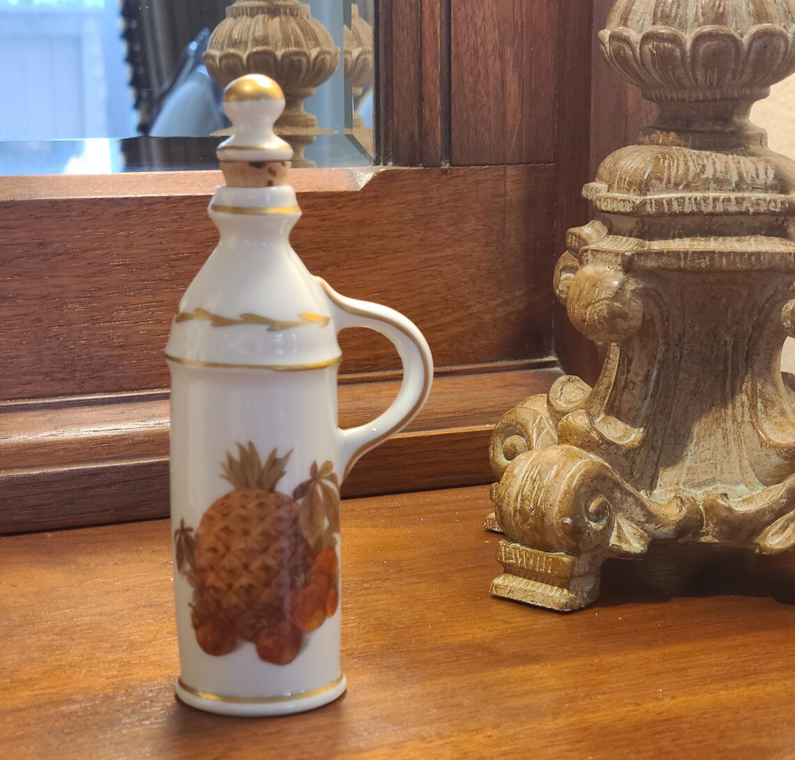 Antique Limoges Decanter Simple Syrup Bitters Bottle French Etsy