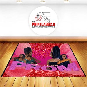 Custom Floor Decal Sticker | Removable Sticker | Vinyl Floor Banner | Adhesive Floor Banner Sticker | Birthday Dance Floor Wrap