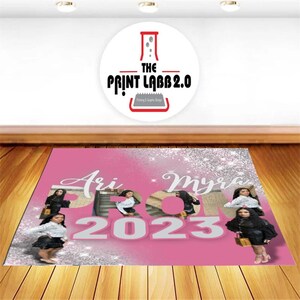 Custom Floor Decal Sticker | Removable Sticker | Vinyl Floor Banner | Adhesive Floor Banner Sticker | Birthday Dance Floor Wrap