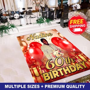 Floor Decal sticker | Removable sticker | Removable vinyl sticker | Floor Sticker | Birthday step and Repeat | Free Design Assistance