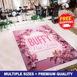 Floor Decal sticker | Removable sticker | Removable vinyl sticker | Floor Sticker | Birthday step and Repeat | Free Design Assistance