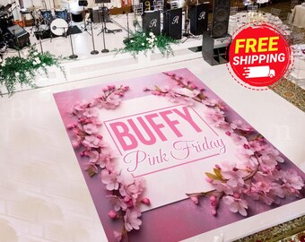 Floor Decal sticker | Removable sticker | Removable vinyl sticker | Floor Sticker | Birthday step and Repeat | Free Design Assistance