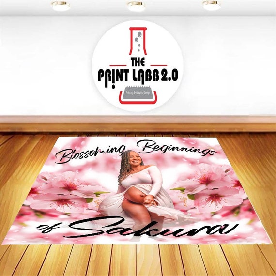 Custom Floor Decal Sticker | Removable Sticker | Vinyl Floor Banner | Adhesive Floor Banner Sticker | Birthday Dance Floor Wrap
