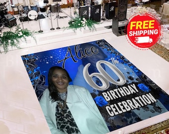 Floor Decal sticker | Removable sticker | Removable vinyl sticker | Floor Sticker | Birthday step and Repeat | Free Design Assistance