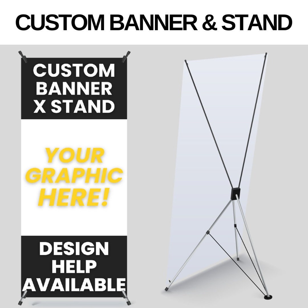 Custom X-stand Banners | Business Banner Stand | X-banner Business ...