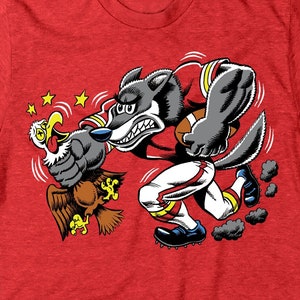 Wo Adler sich trauen -------- KC vs Philly Chiefs Patrick Mahomes inspiriertes Shirt