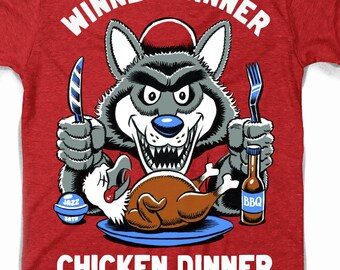 Winner Winner Chicken Dinner -------- KC vs Philly Chiefs Patrick Mahomes inspired shirt