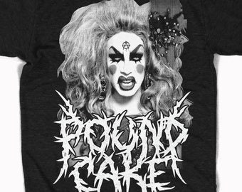 Alaska Thunderf*ck 5000 - Lil Poundcake Black Metal Tee ------ Rupaul's Drag Race Rolaskatox Read U Wrote U shirt