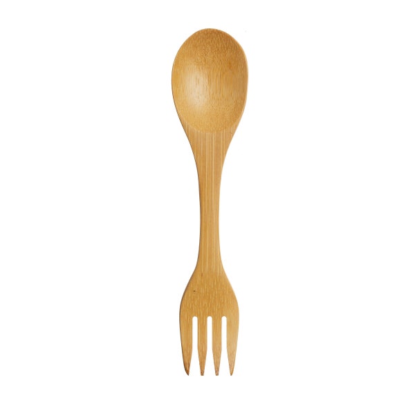 Bamboo Spork - Children's Kid's Cutlery Utensil Sustainable Eco Renewable Planet-Friendly Picnic Outdoors Camping