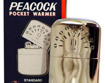 Standaard Peacock Pocket Handwarmer - Winterkoud Buiten Natuurgeschenk Buiten Vissen Schieten Jagen Kamperen Bevriezen Sneeuw Wandelen