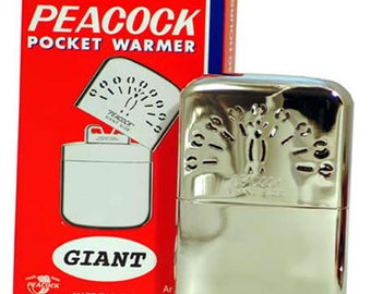 Giant Peacock Pocket Handwarmer - Winterkoud Buiten Natuurgeschenk Buiten Vissen Schieten Jagen Kamperen Bevriezen Sneeuw Wandelen Hitte