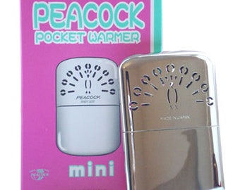 Giant Peacock Pocket Hand Warmer - Winter Cold Outside Nature Gift