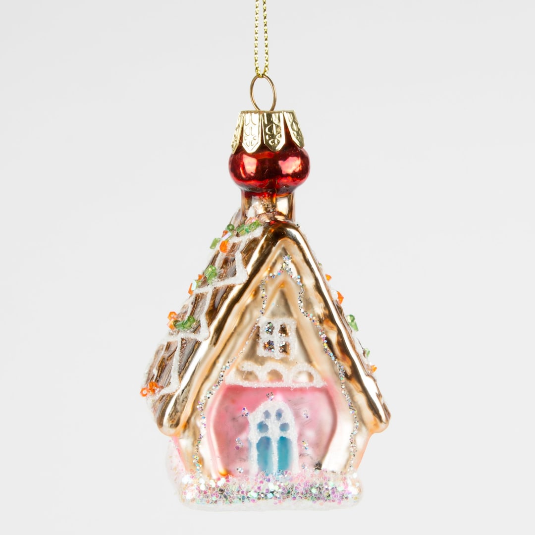 Princess Gingerbread House Christmas Tree Decoration - Festive Season ...