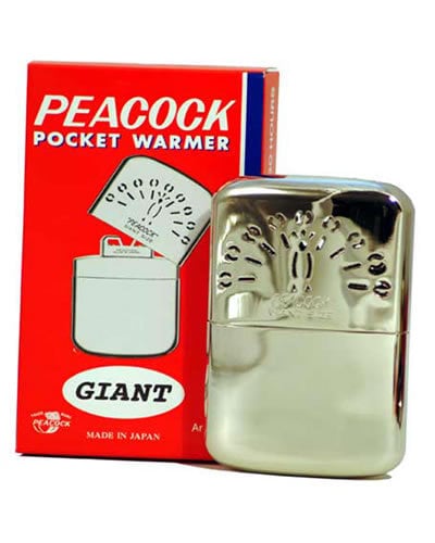 Giant Peacock Pocket Hand Warmer - Winter Cold Outside Nature Gift