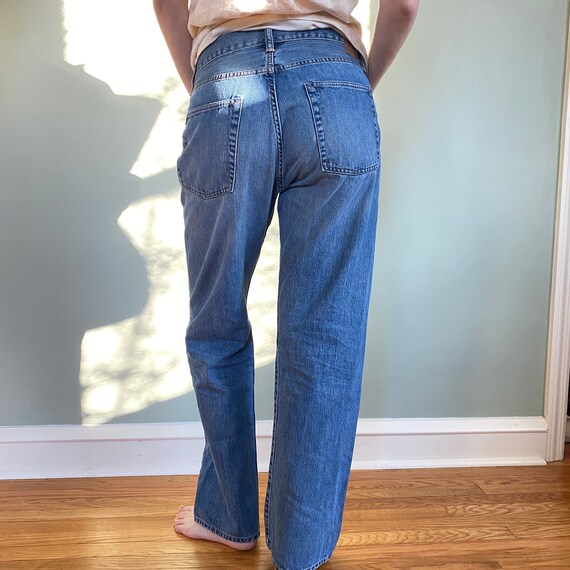 Midrise Relaxed Gap Jeans | 30 x 32 | Relaxed Whi… - image 6