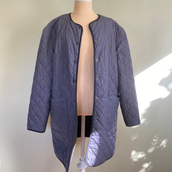 Vintage Navy Quilt Liner Jacket | Mens & Womens |
