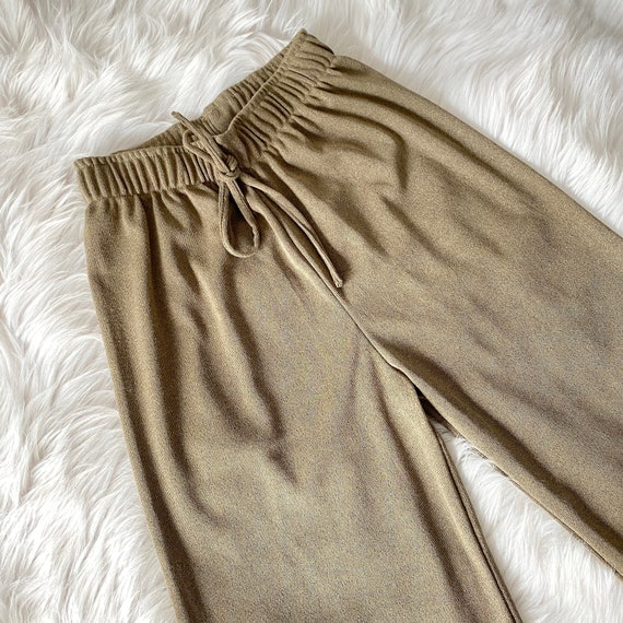 Easy High Waist Elastic Taupe Lounge Pants