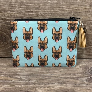 ¡Pastores alemanes! Monedero / Bolsa de cosméticos / Titular de la tarjeta de regalo / Cartera pequeña / Dinero para el almuerzo / Pinzas y cortaúñas /