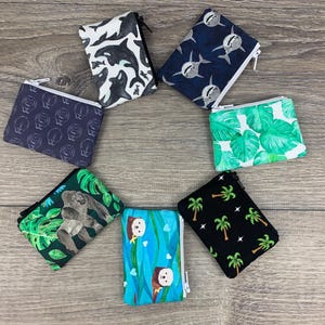 Mini Mäppchen, 5,5 x 9,5 cm, ideal für Ringe Ohrringe, SD-Karten, Pillen, Gitarren-Picks, Zahnfee, USB-Stick, Münzen, Hörgerät