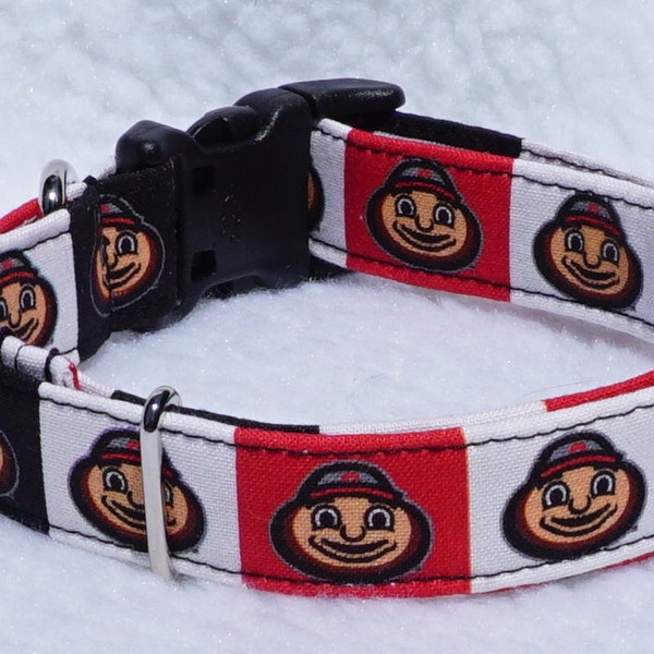 Brutus Ohio State Dog Collar/ college collar